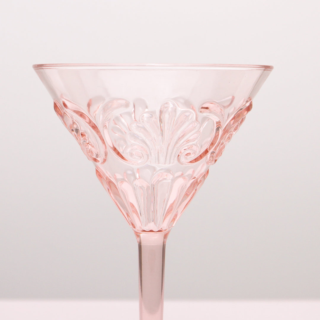 INDIGO LOVE | Flemington Acrylic Martini Glass - Pink | Shut the Front Door