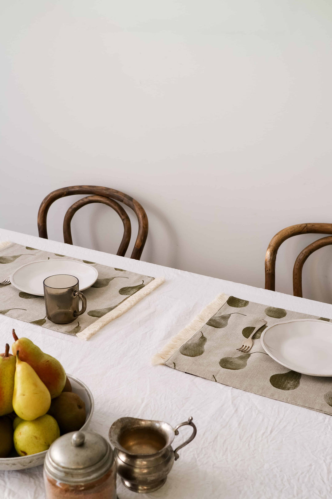 Raine & Humble | Pear Placemat - Khaki | Shut the Front Door