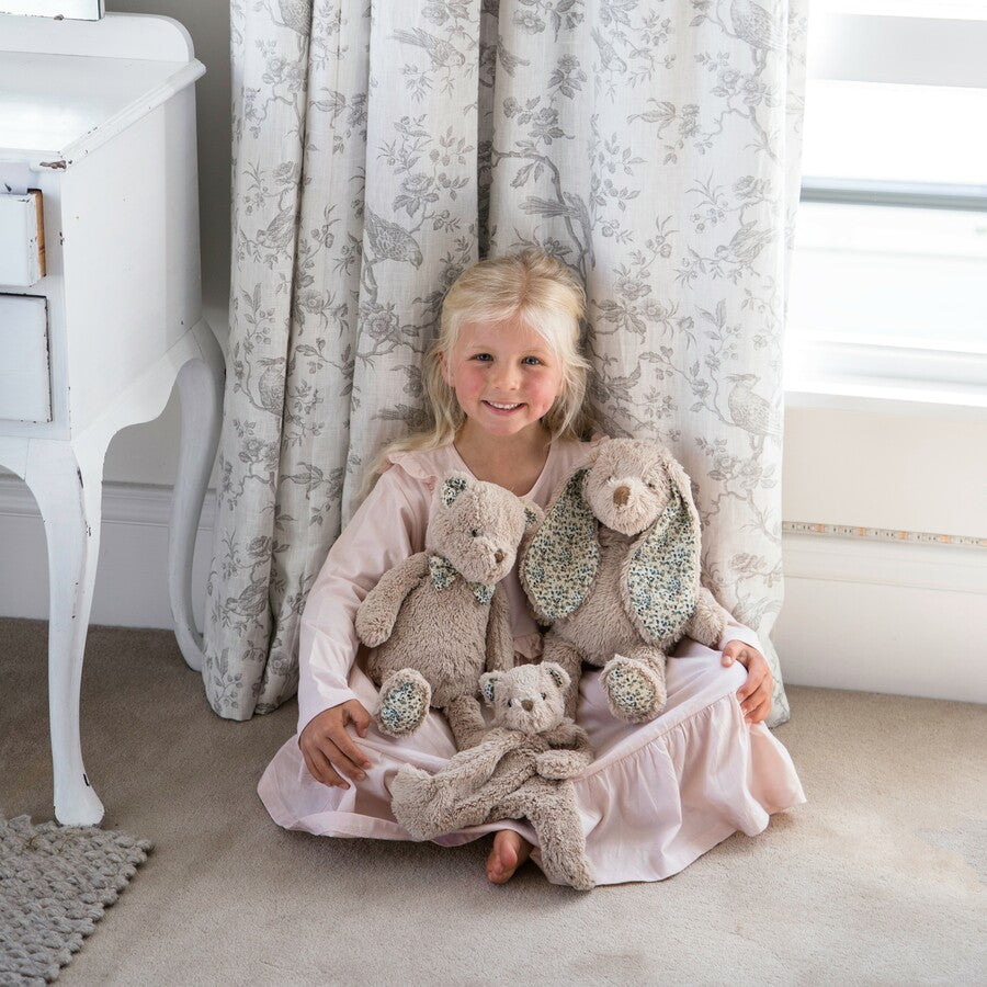 Lily and George | Bailee Plush Bunny Comforter | Shut the Front Door