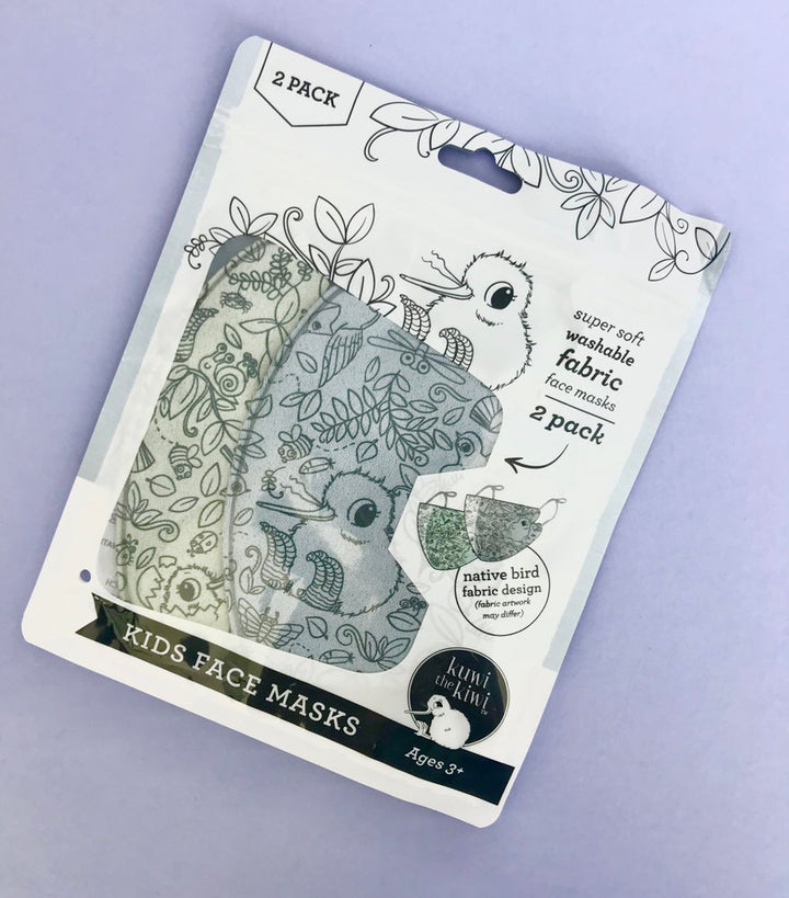 Kuwi The Kiwi | Kuwi Kids Face Mask - Pack of 2 | Shut the Front Door