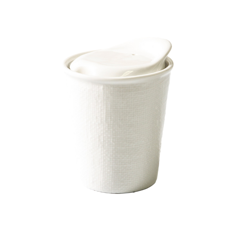 INDIGO LOVE | Its A Keeper Ceramic Cup - White Linen Short | Shut the Front Door
