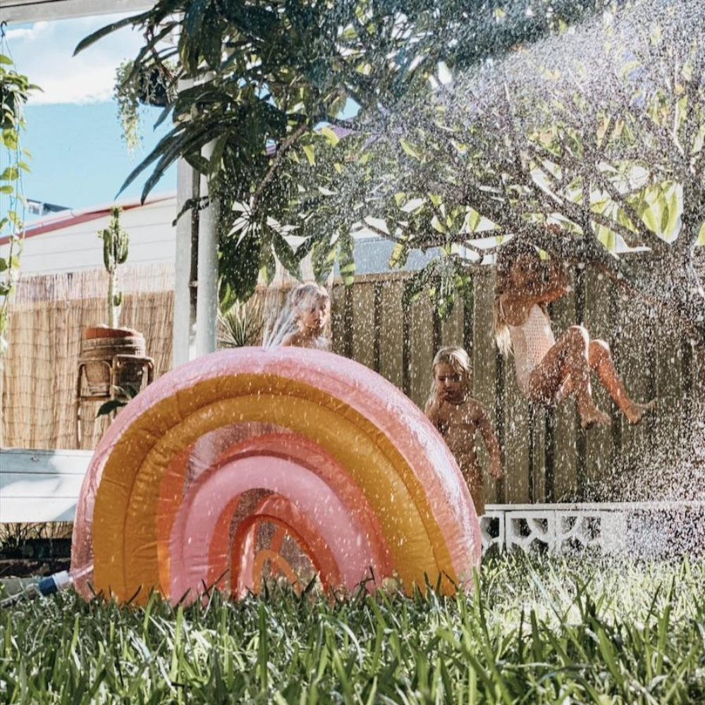 Sunnylife | Inflatable Sprinkler - Rainbow Pink | Shut the Front Door