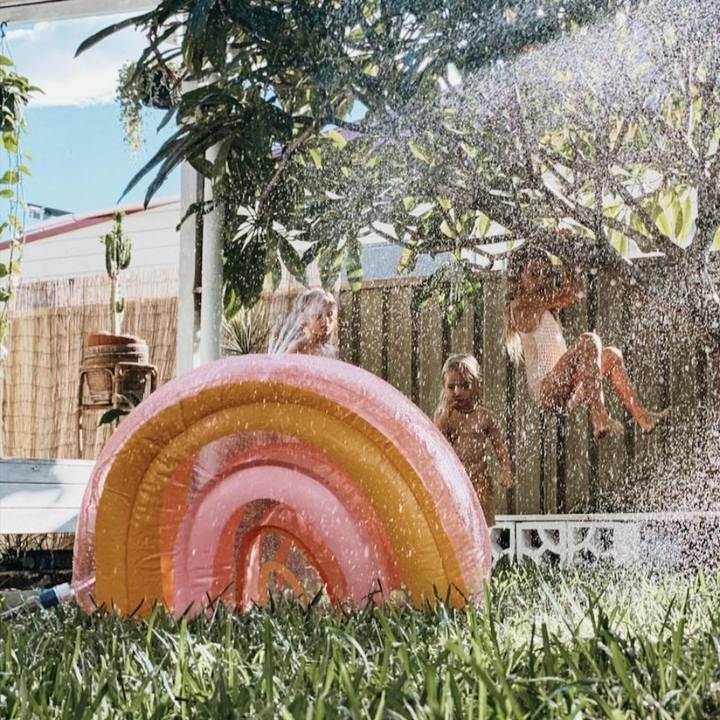 Sunnylife | Inflatable Sprinkler - Rainbow Pink | Shut the Front Door