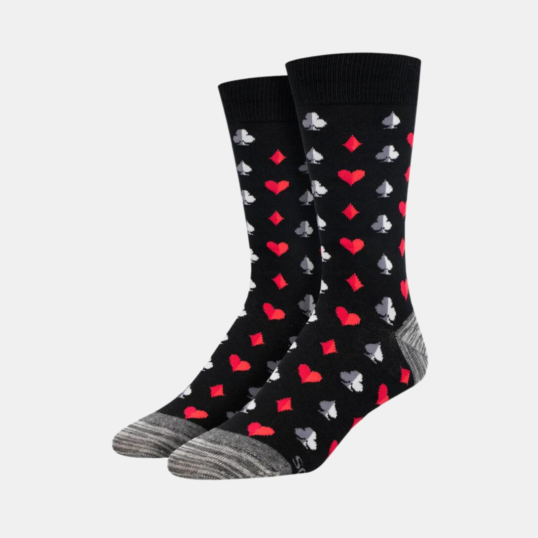 Socksmith | Men's They Suit You Socks - Black | Shut the Front Door