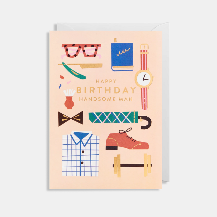 Lagom | Card Handsome Birthday | Shut the Front Door