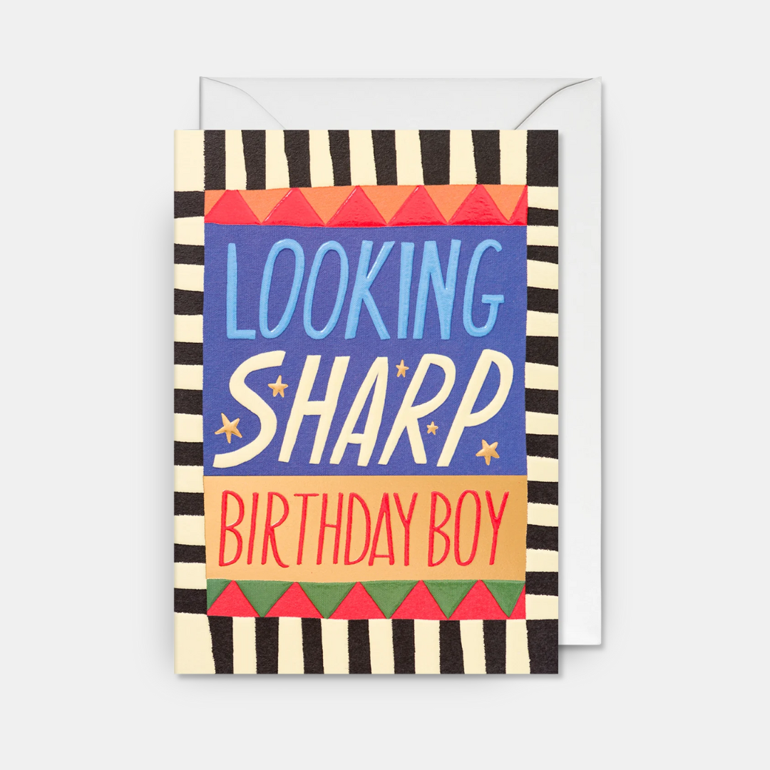Lagom | Card Looking Sharp Birthday Boy | Shut the Front Door