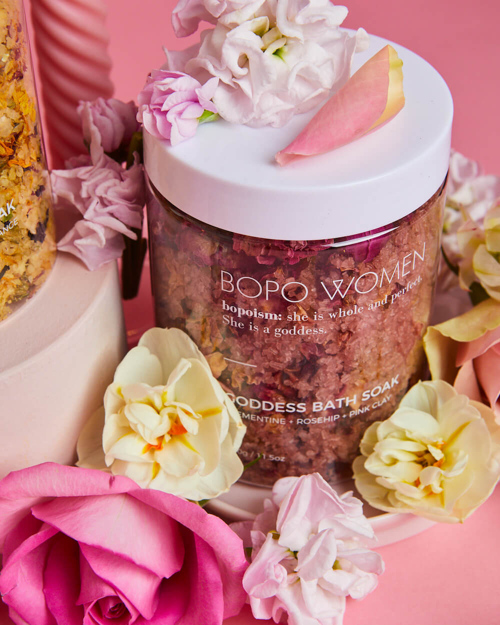 Bopo Women | Goddess Bath Soak - Clementine Rosehip & Pink Clay | Shut the Front Door