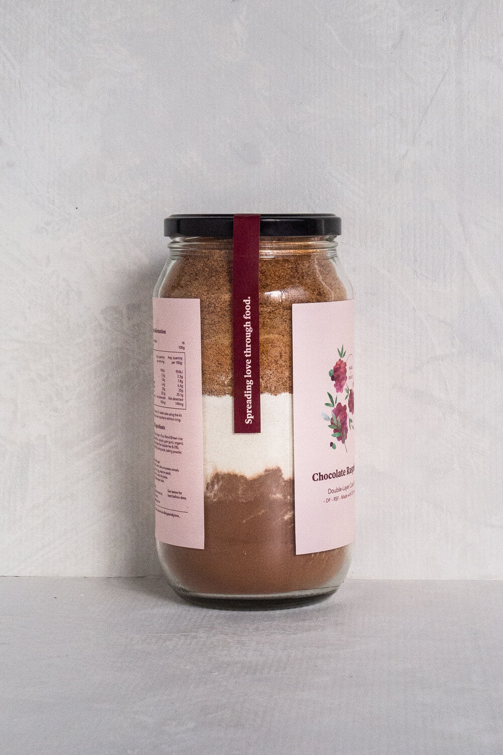 Sage & Grace | Cake In A Jar - Chocolate Raspberry | Shut the Front Door