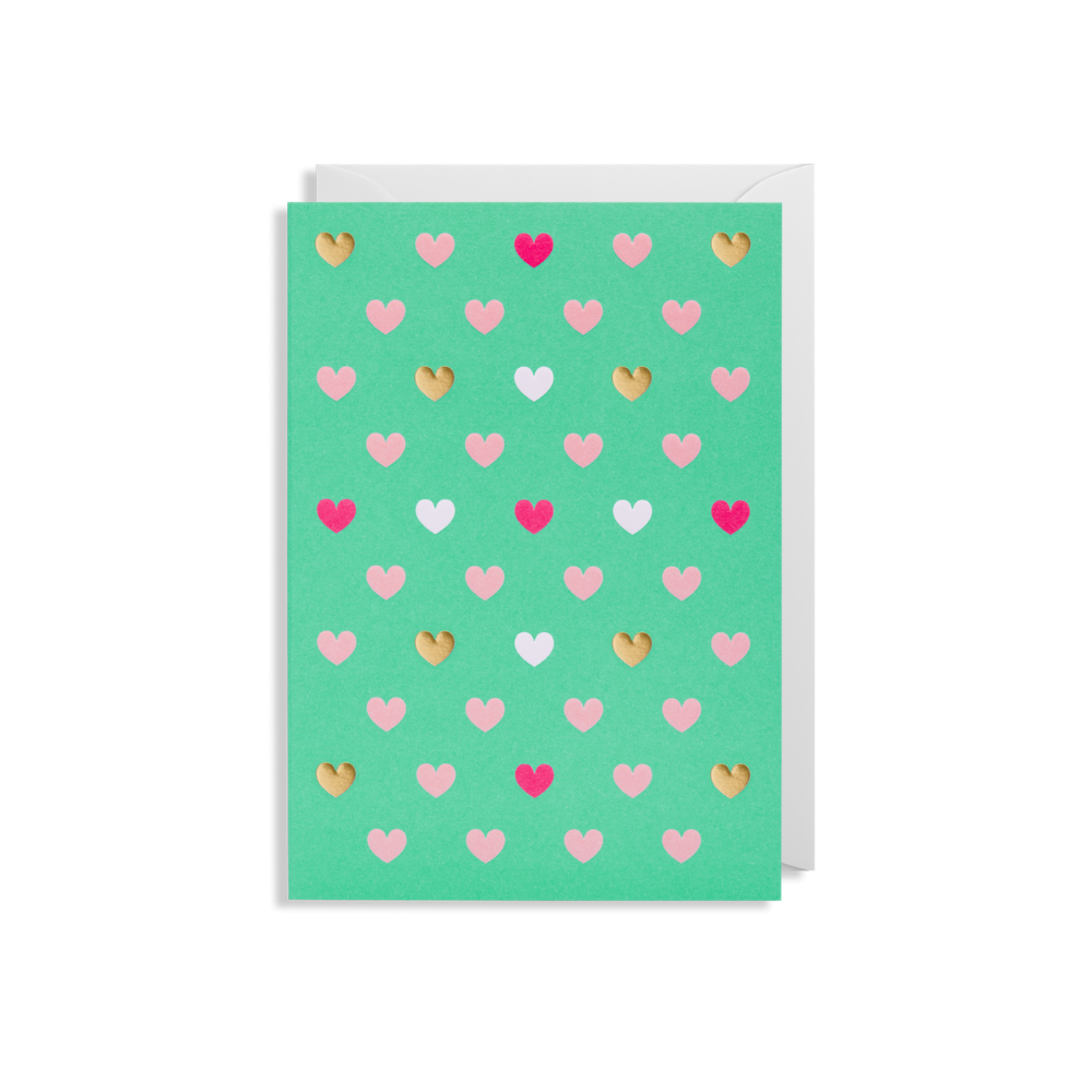 Lagom | Card Love Hearts Greeting | Shut the Front Door