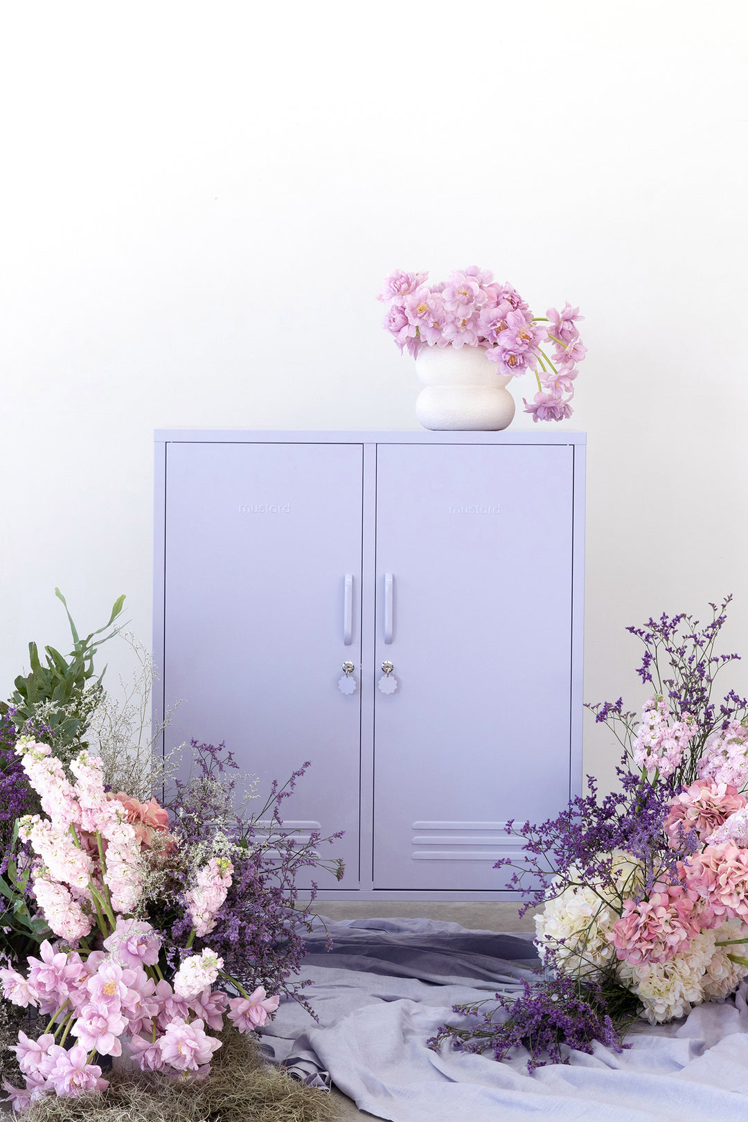 Mustard | Midi Locker - Lilac | Shut the Front Door