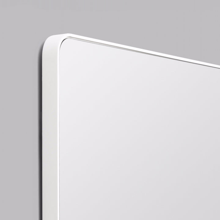 Middle of Nowhere | Flynn Curve Rectangle Mirror - White | Shut the Front Door