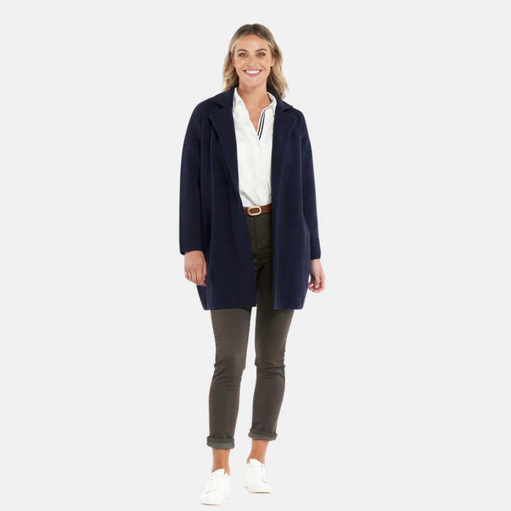 Betty Basics | Bristol Coatigan - Midnight Blue | Shut the Front Door