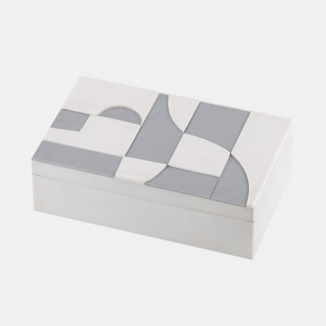 Amalfi | Marloe Deco Box White/Grey | Shut the Front Door