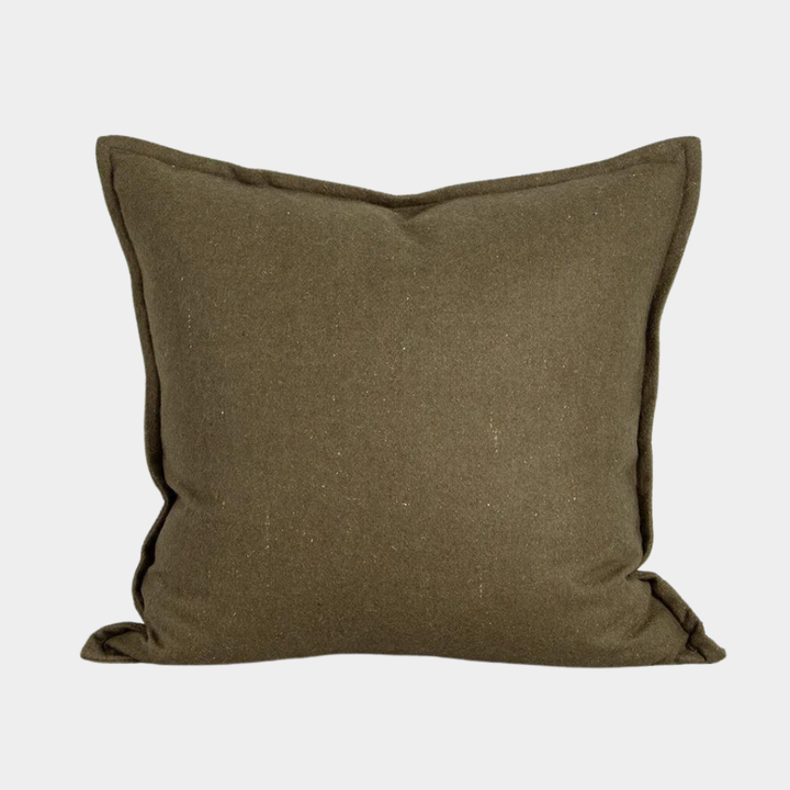 Baya | Maximus Cushion 55x55cm - Khaki | Shut the Front Door