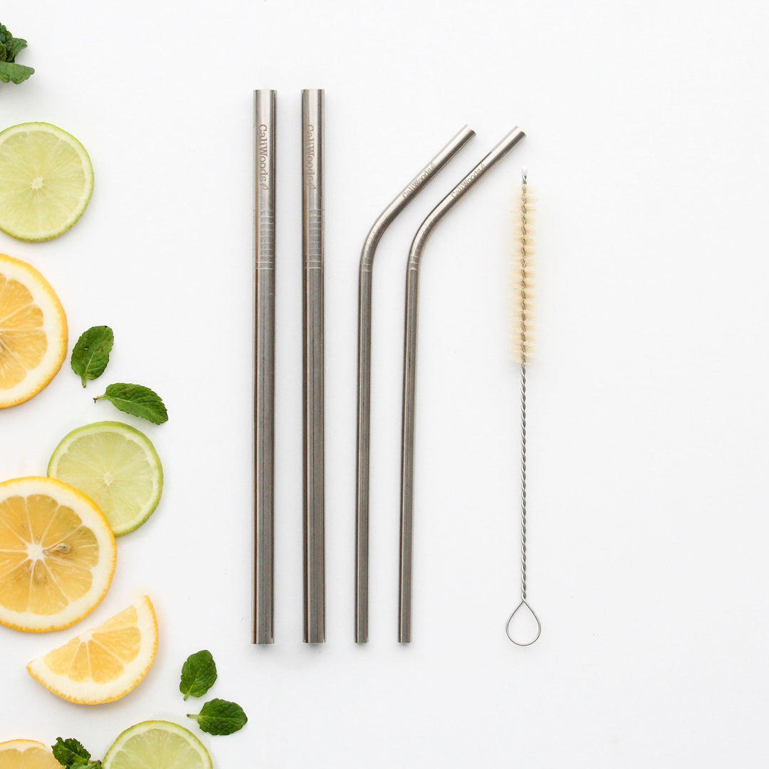 CaliWoods | Reusable Stainless Steel Straws - Mixed Pack | Shut the Front Door