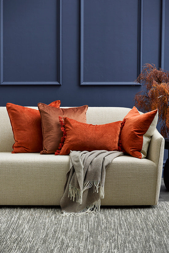 Mulberi | Montpellier Cushion 53x53cm - Spice | Shut the Front Door