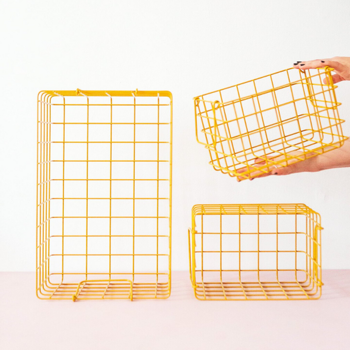 Mustard | Basket Small - Mustard | Shut the Front Door
