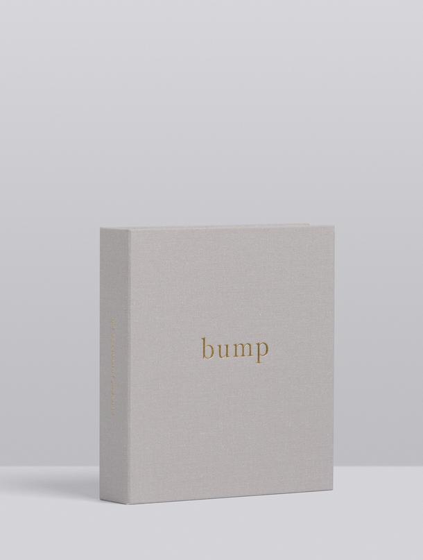 Write to Me Stationery | Bump - My Pregnancy Journal Light Grey | Shut the Front Door