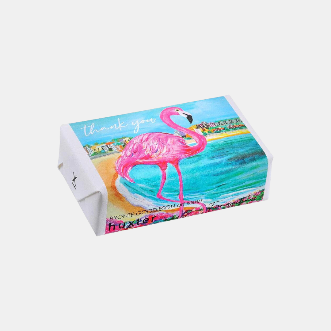 Huxter | Flamingo Beach Soap - Thank You | Shut the Front Door
