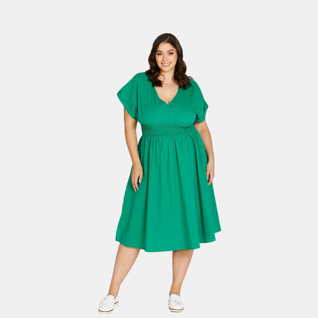 Betty Basics | Carrie Dress - Holly Green | Shut the Front Door