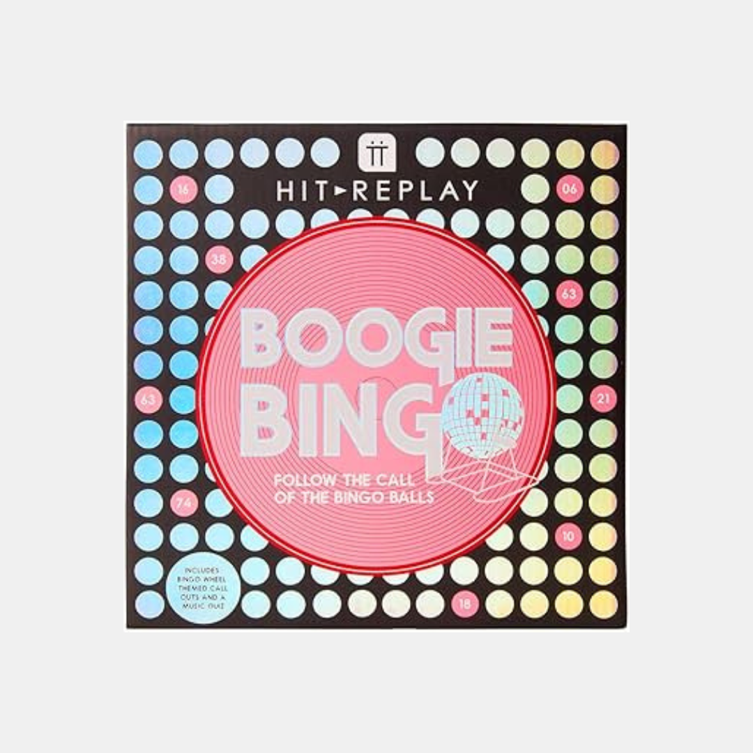 Talking Tables | Boogie Bingo Game with Metal Bingo Cage | Shut the Front Door
