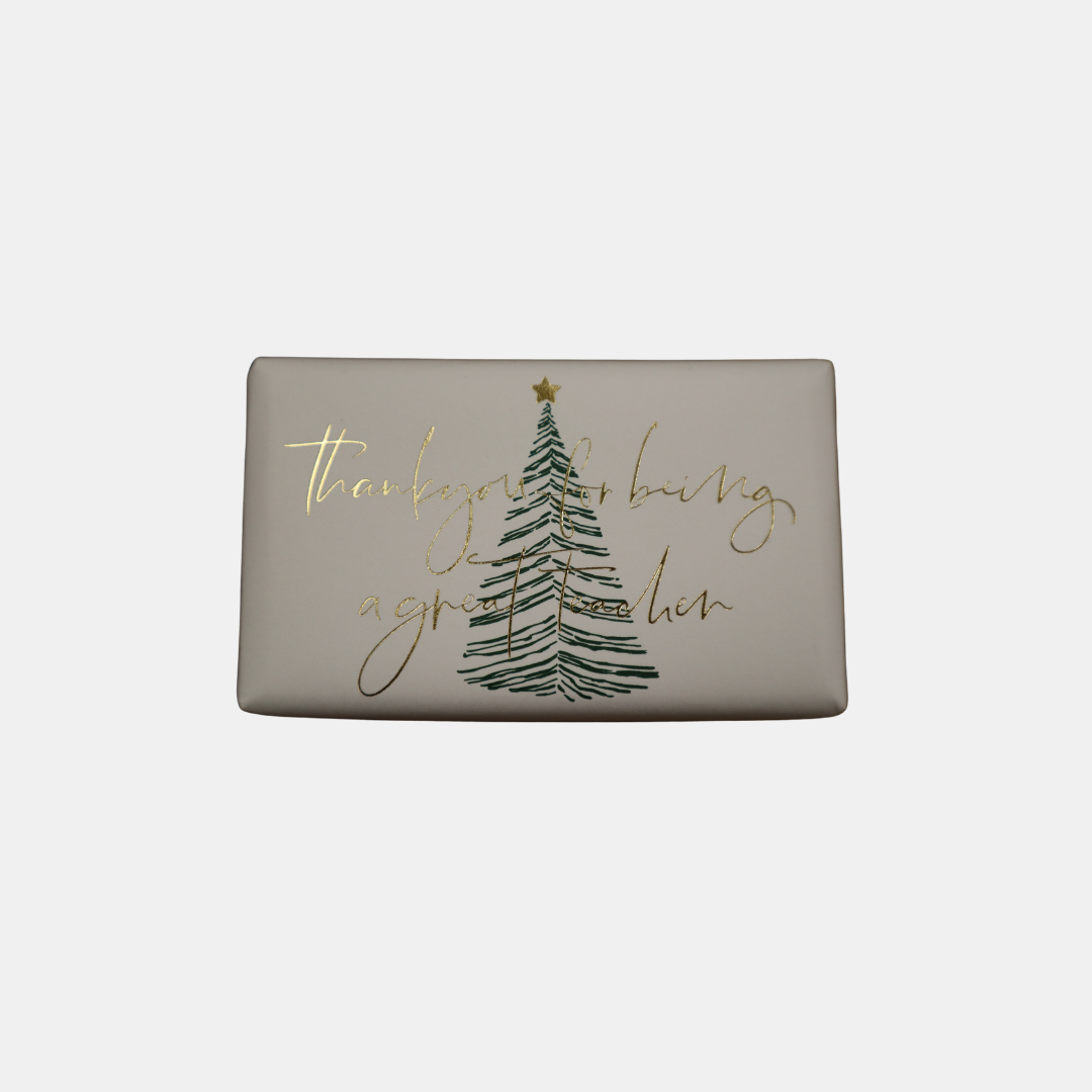 Huxter | TFBAG Teacher Soap - White/Gold Foil | Shut the Front Door