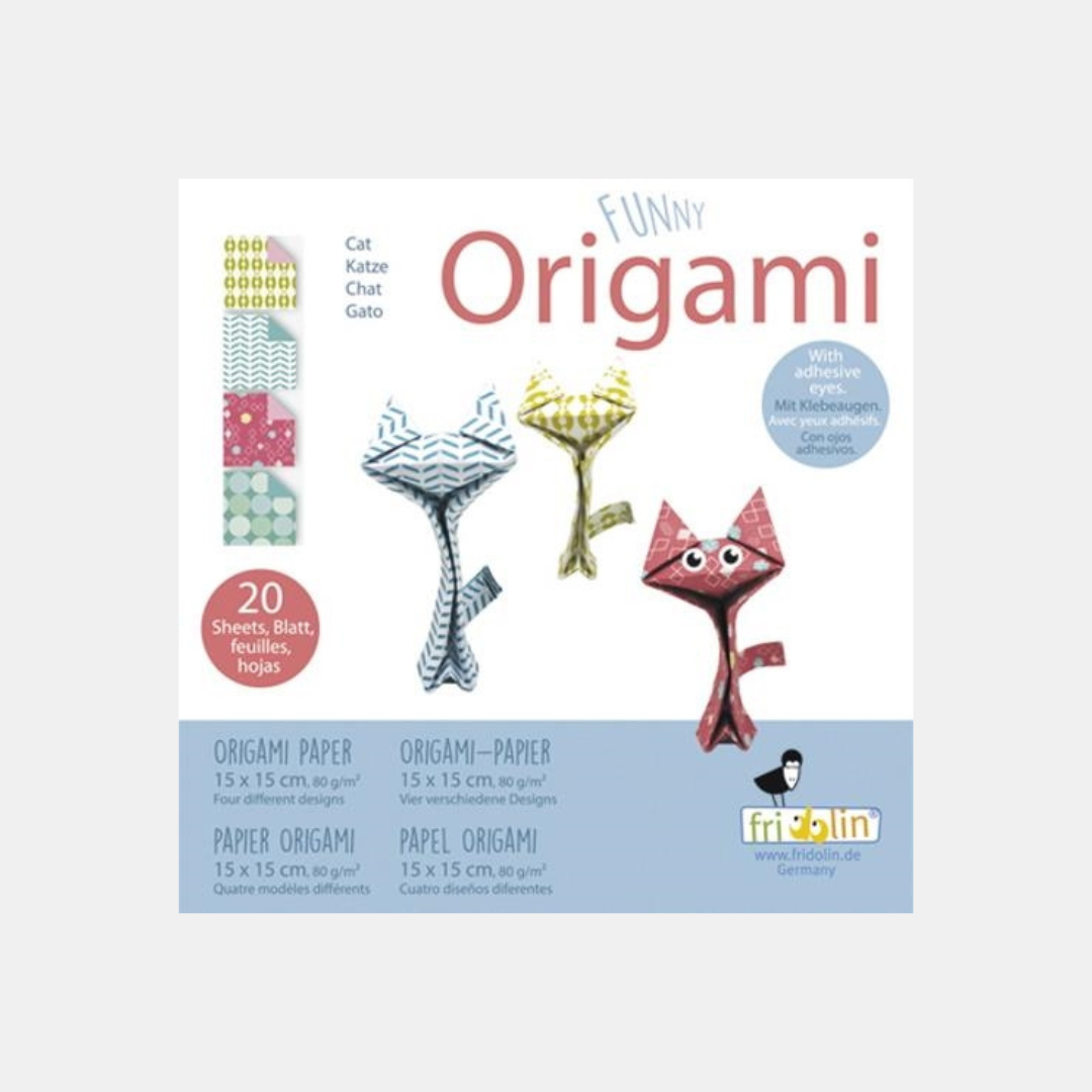 Fridolin | Origami Cats 20 Sheets | Shut the Front Door