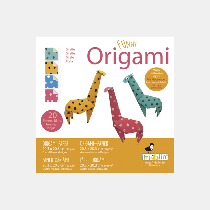 Fridolin | Origami Giraffes 20 Sheets | Shut the Front Door