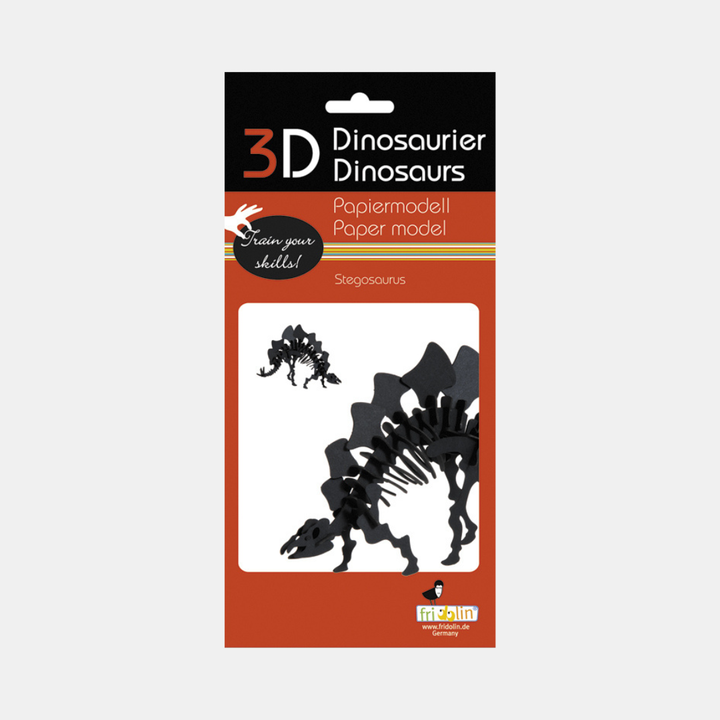 Fridolin | 3D Paper Model Stegosaurus | Shut the Front Door