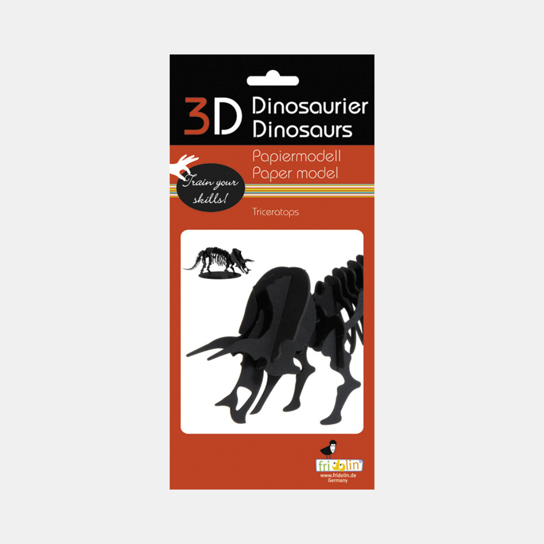 Fridolin | 3D Paper Model Triceratops | Shut the Front Door