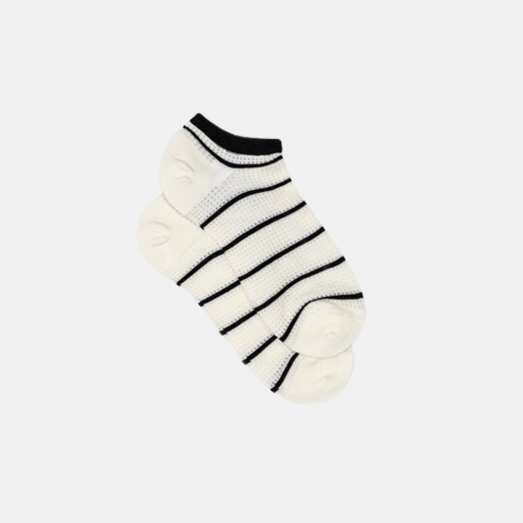 Antler NZ | Ankle Sock - Black Stripe | Shut the Front Door