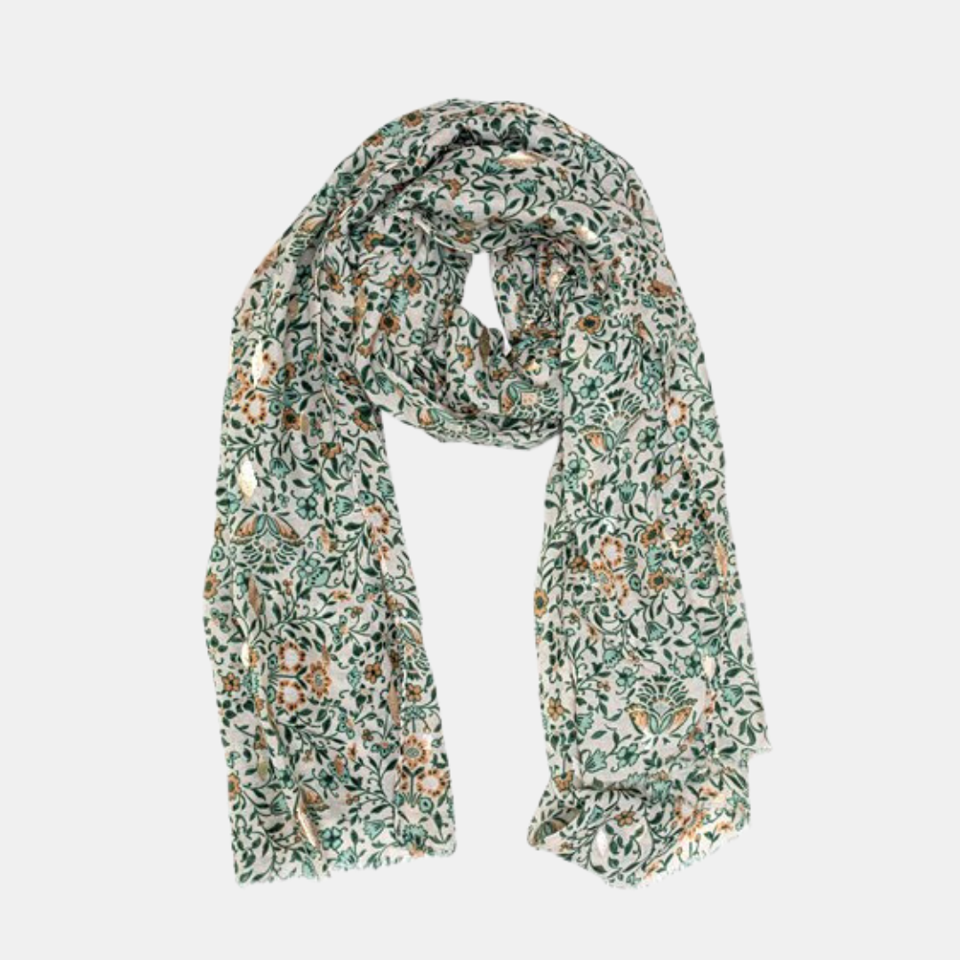Antler NZ | Acanthus Gold Foil Scarf | Shut the Front Door