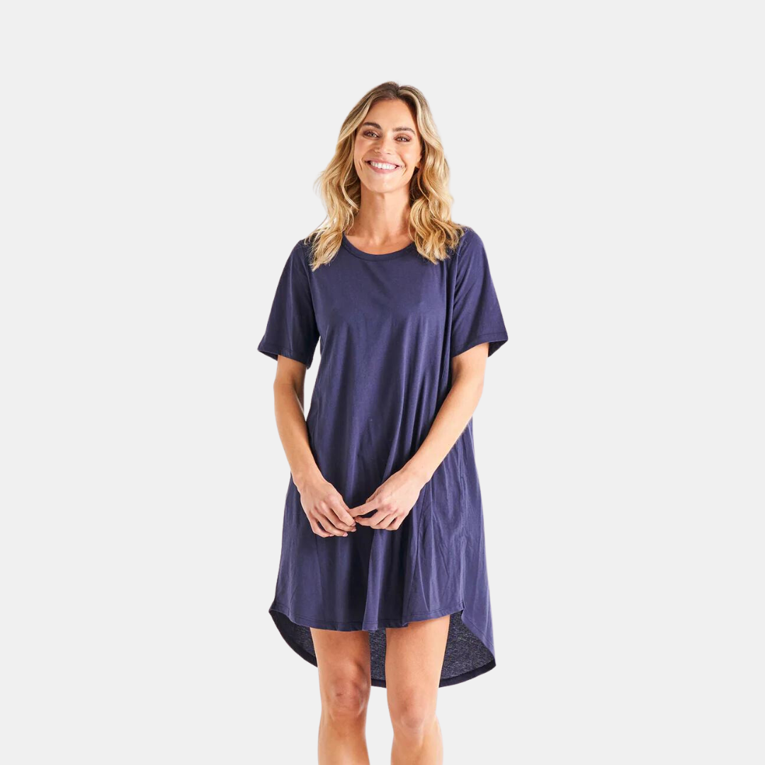 Betty Basics | Nyree Dress - Navy | Shut the Front Door