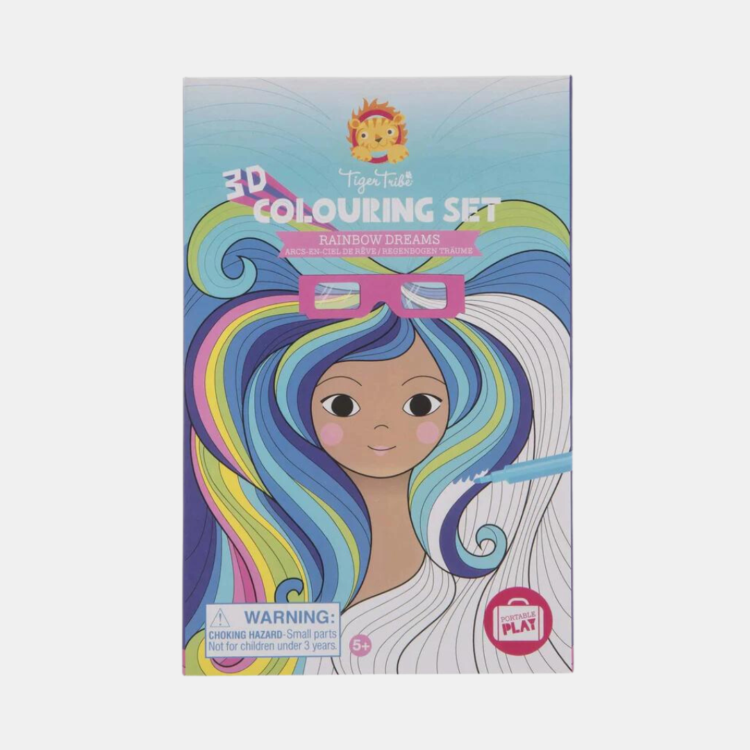 Tiger Tribe | 3D Colouring Set - Rainbow Dreams | Shut the Front Door