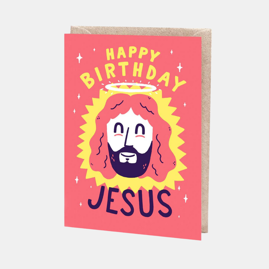 Jolly Awesome | Christmas Card Happy Birthday Jesus | Shut the Front Door