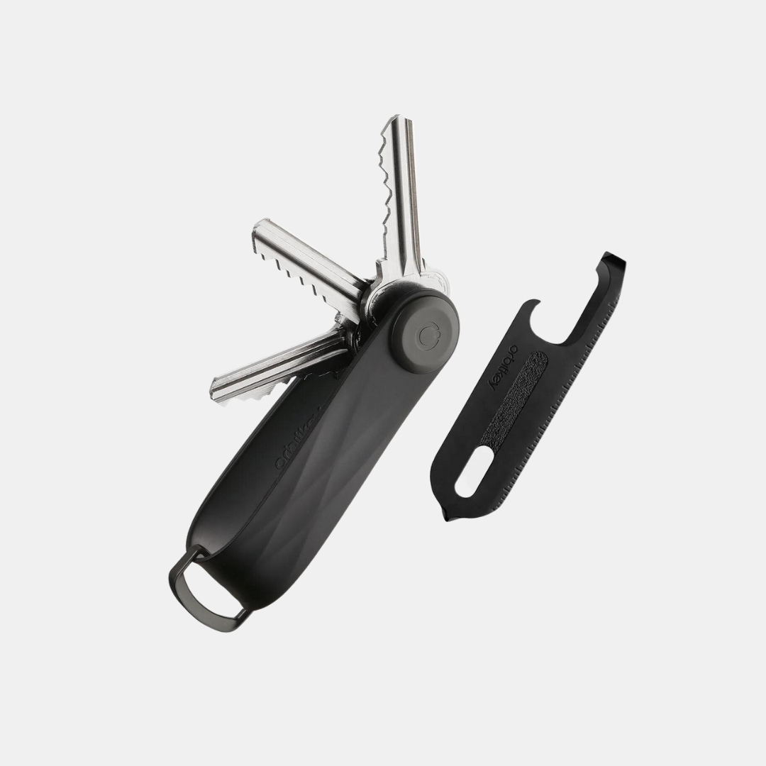 Orbitkey | Active Key Organiser & Multitool V2 - Black | Shut the Front Door