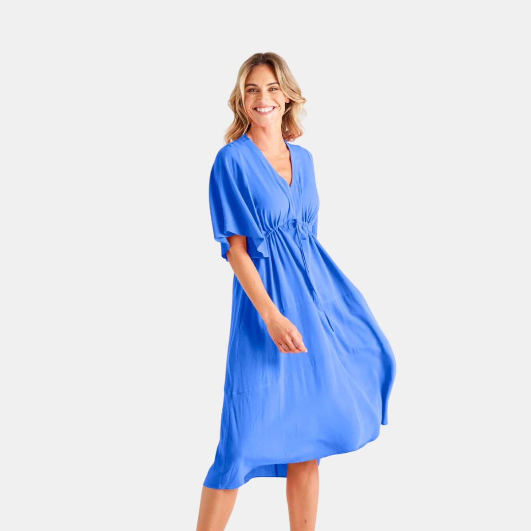 Betty Basics | Saint Lucia Dress - Deco Blue | Shut the Front Door