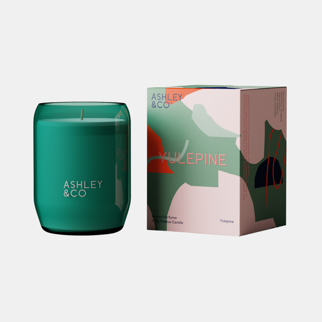 Ashley & Co | Waxed Perfume Candle - Yulepine | Shut the Front Door