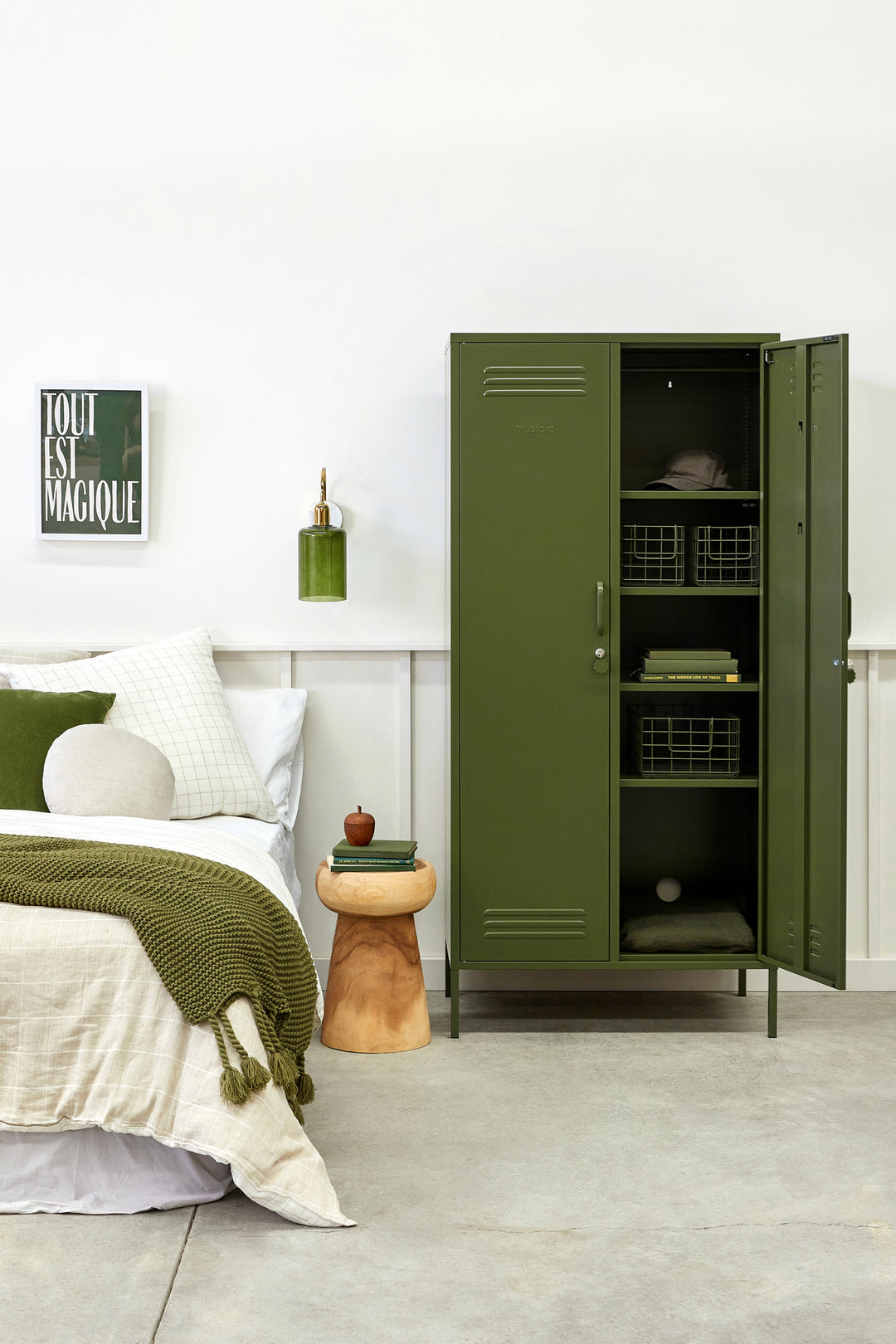 Mustard | Twinny Locker- Olive | Shut the Front Door