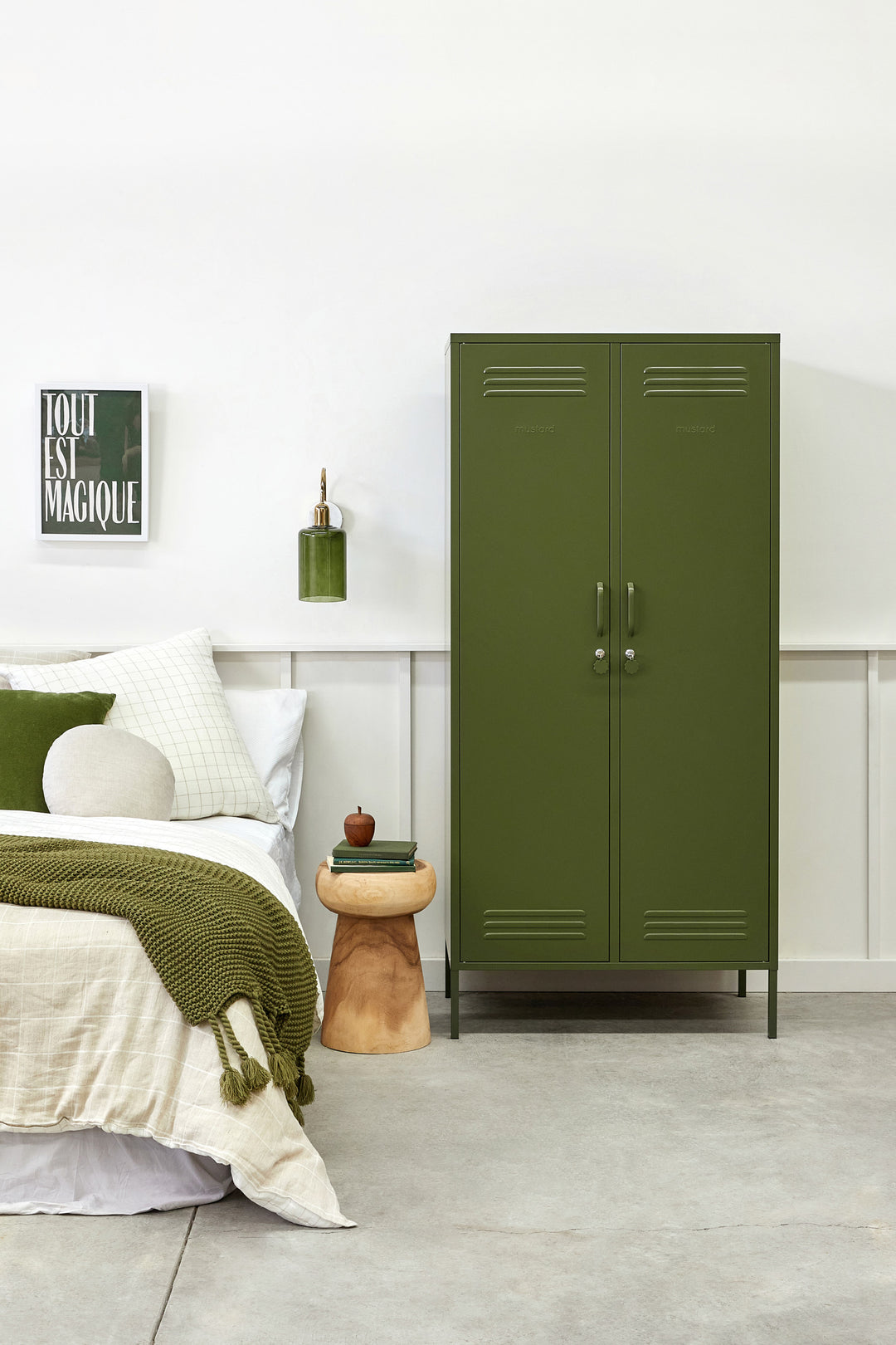 Mustard | Twinny Locker- Olive | Shut the Front Door