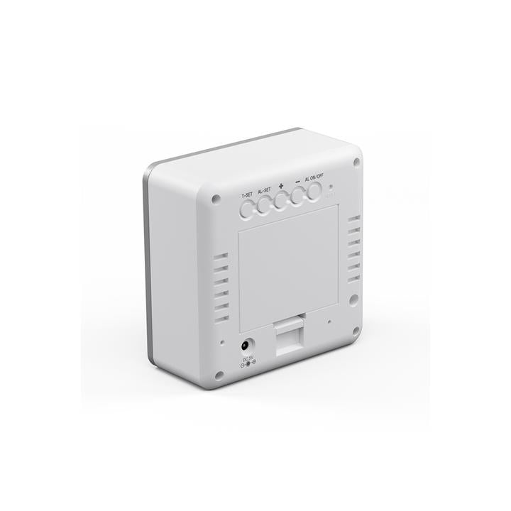 Space Hotel | Orbatron Alarm Clock White - White LED | Shut the Front Door