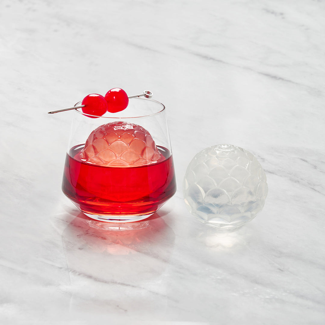 Peak | Cocktail Ice Tray Petal - Charcoal | Shut the Front Door