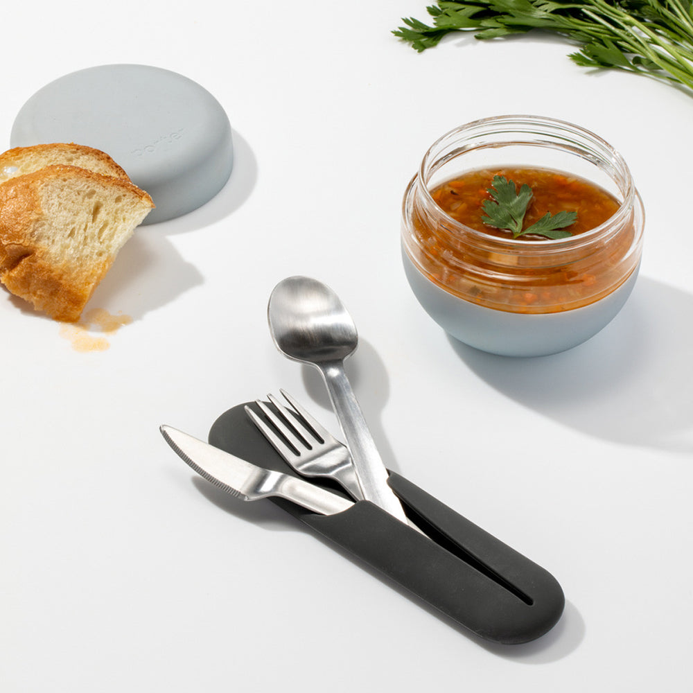 Porter | Porter S/S Utensil Set - Charcoal | Shut the Front Door