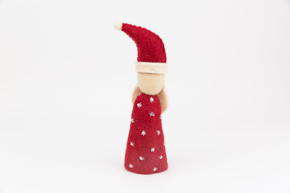 Pashom | Standing Santa with Spots Decoration  - Red | Shut the Front Door
