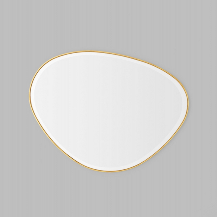 Middle of Nowhere | Pebble Mirror - Brass 70x90cm | Shut the Front Door