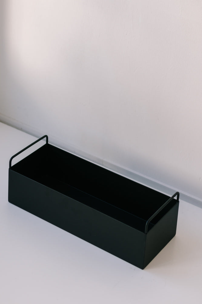 Garcia | Metal Planter Box - Black | Shut the Front Door