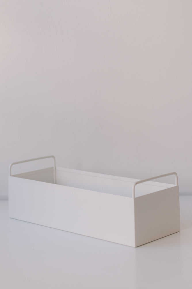 Garcia | Metal Planter Box  - White | Shut the Front Door