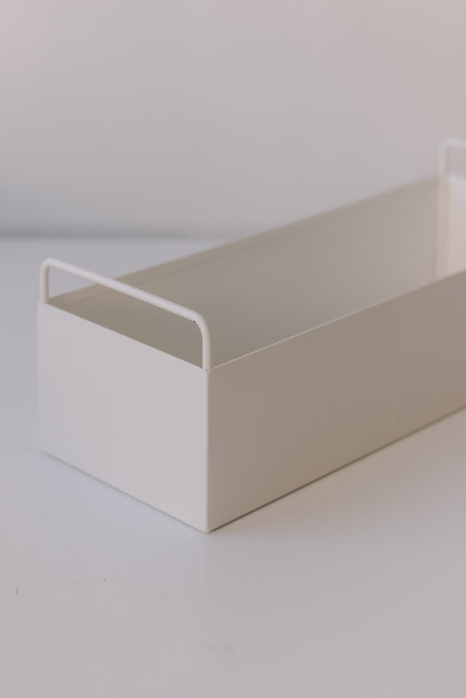 Garcia | Metal Planter Box  - White | Shut the Front Door