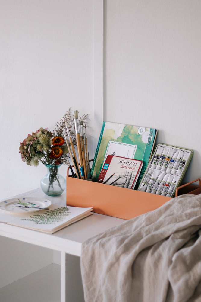 Garcia | Metal Planter Box - Terracotta | Shut the Front Door