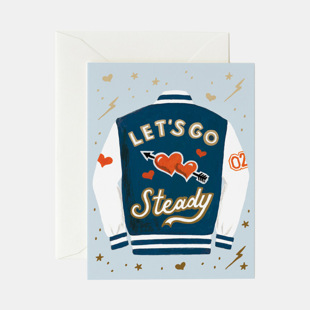 Rifle Paper Co | Card Let's Go Steady | Shut the Front Door